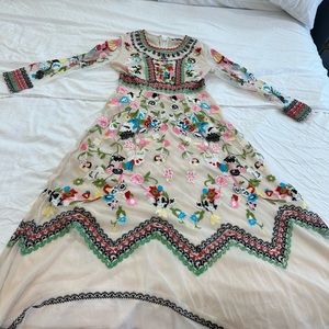 Embroidered dress